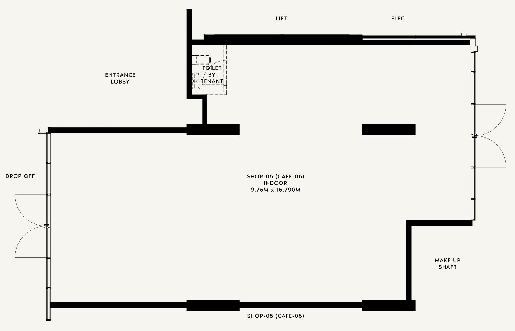 Floor plan — —