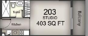 Floor plan — Studio