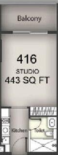 Floor plan — Studio