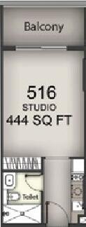 Floor plan — Studio