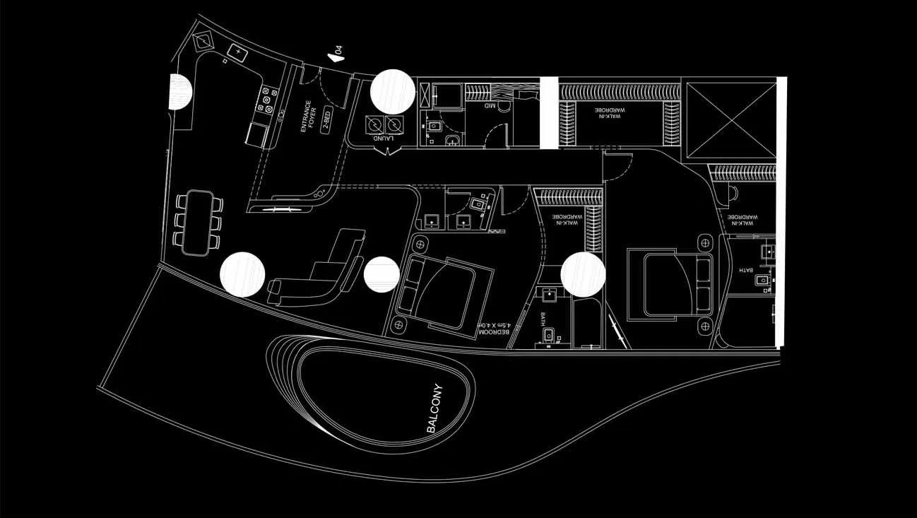 Floor plan — 2 BR