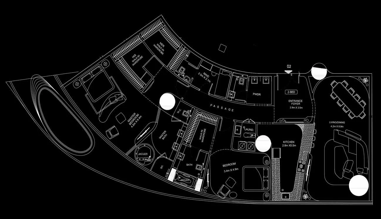Floor plan — 2 BR