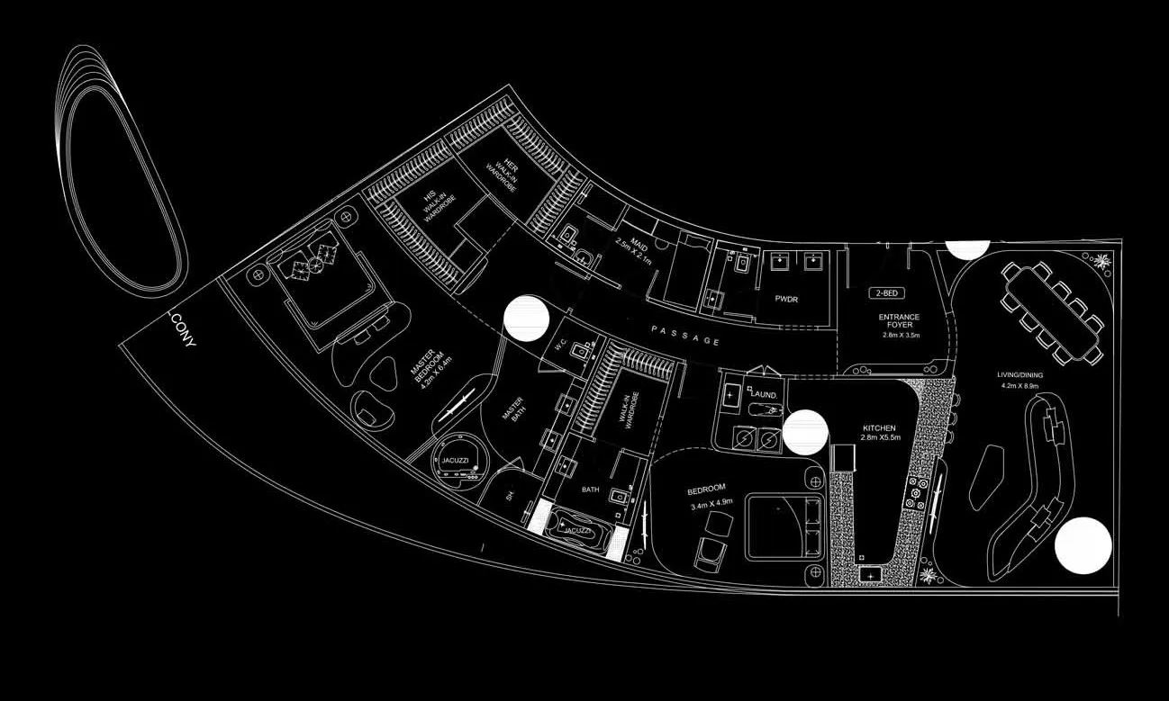 Floor plan — 2 BR