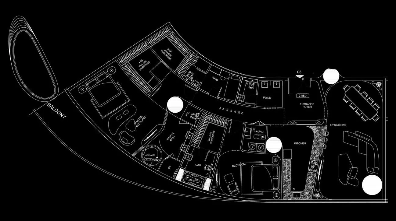 Floor plan — 2 BR