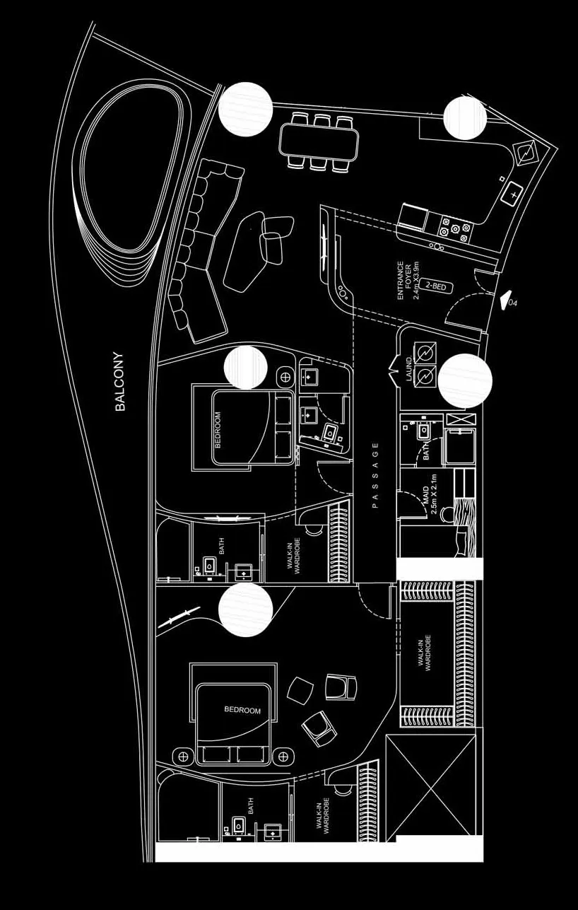 Floor plan — 2 BR