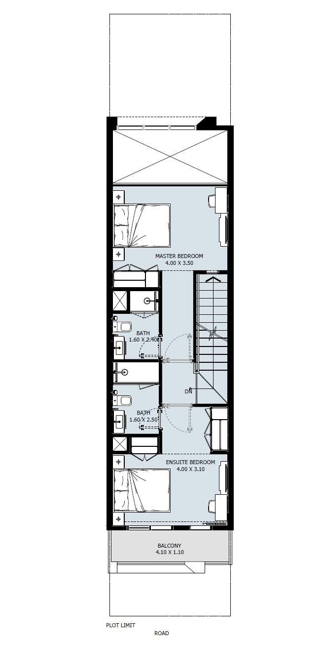 Floor plan — 2 BR