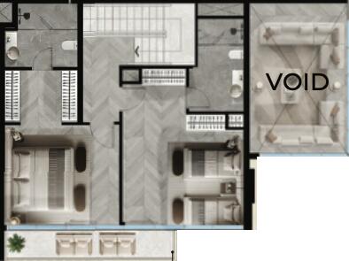 Floor plan — 2 BR