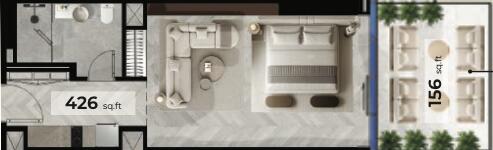 Floor plan — Studio