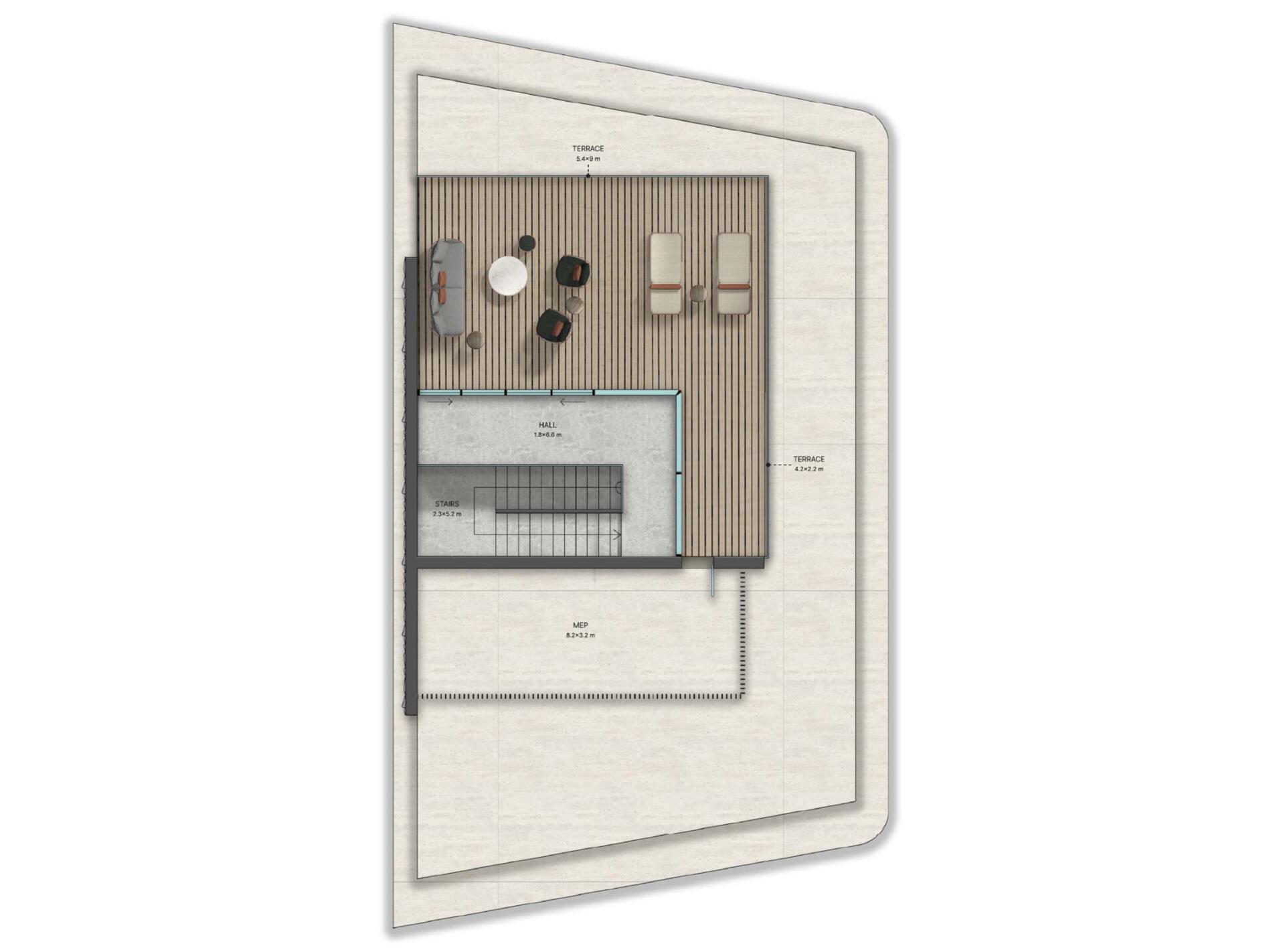 Floor plan — 5 BR