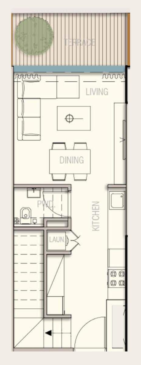 Floor plan — 1 BR