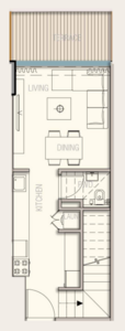 Floor plan — 1 BR