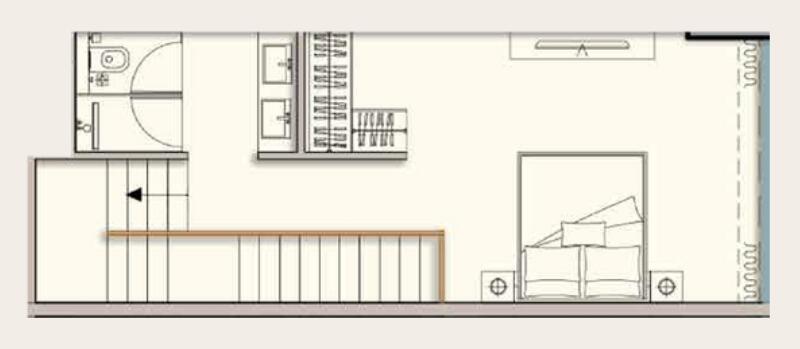 Floor plan — 1 BR