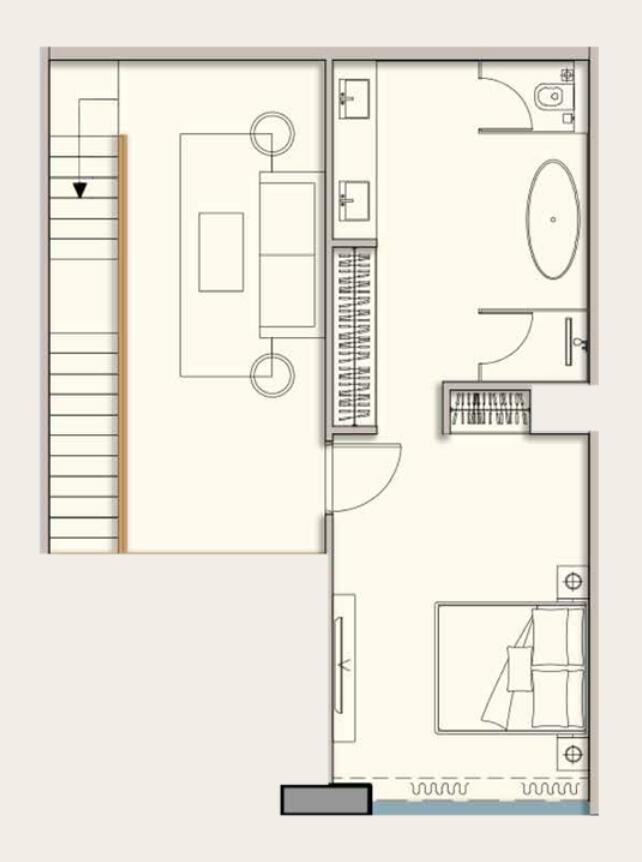 Floor plan — 2 BR