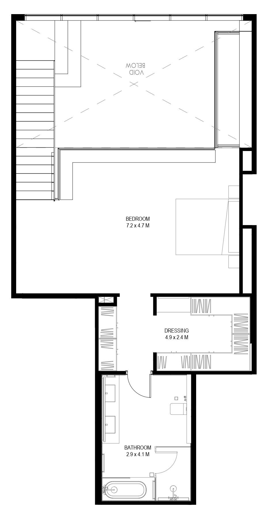 Floor plan — 1 BR