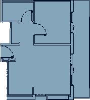 Floor plan — 1 BR