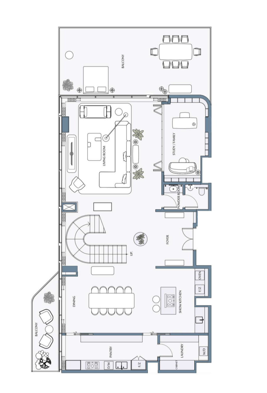 Floor plan — 3 BR