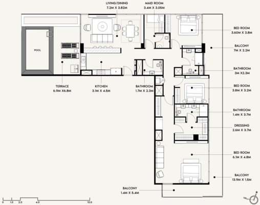 Floor plan — —