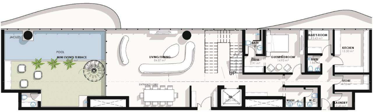 Floor plan — —