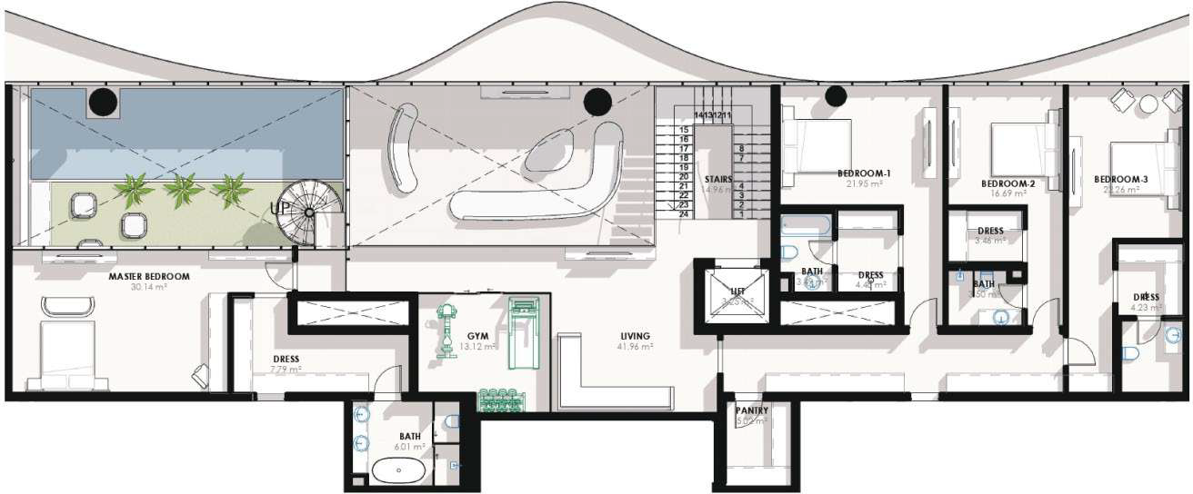 Floor plan — —