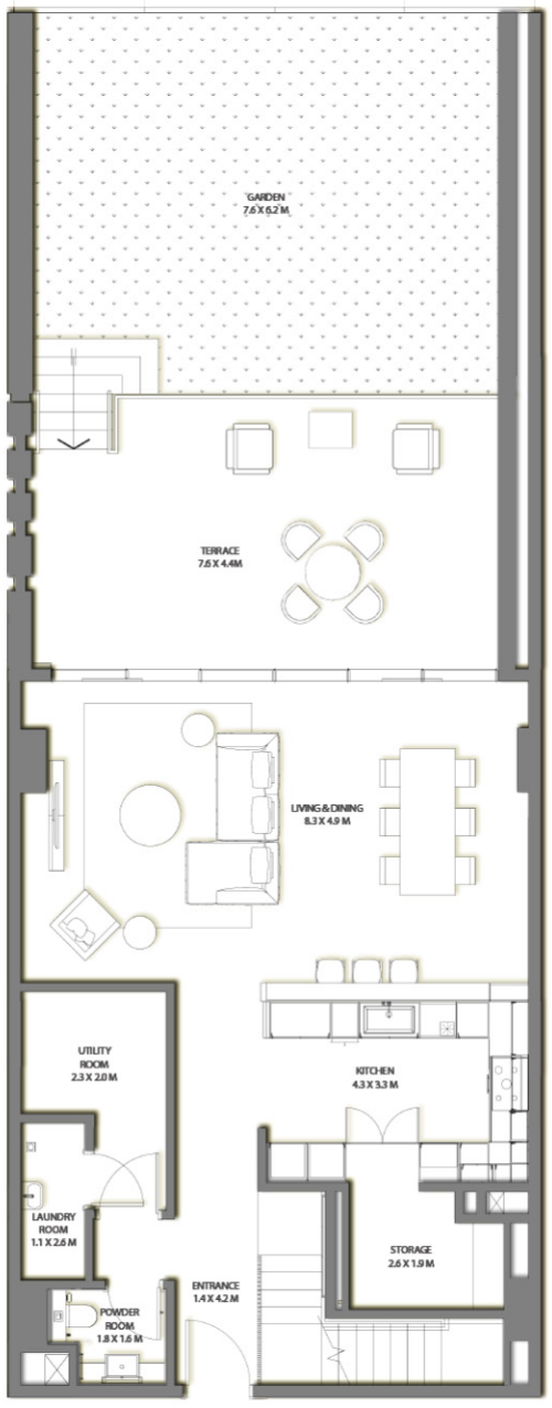 Floor plan — 2 BR
