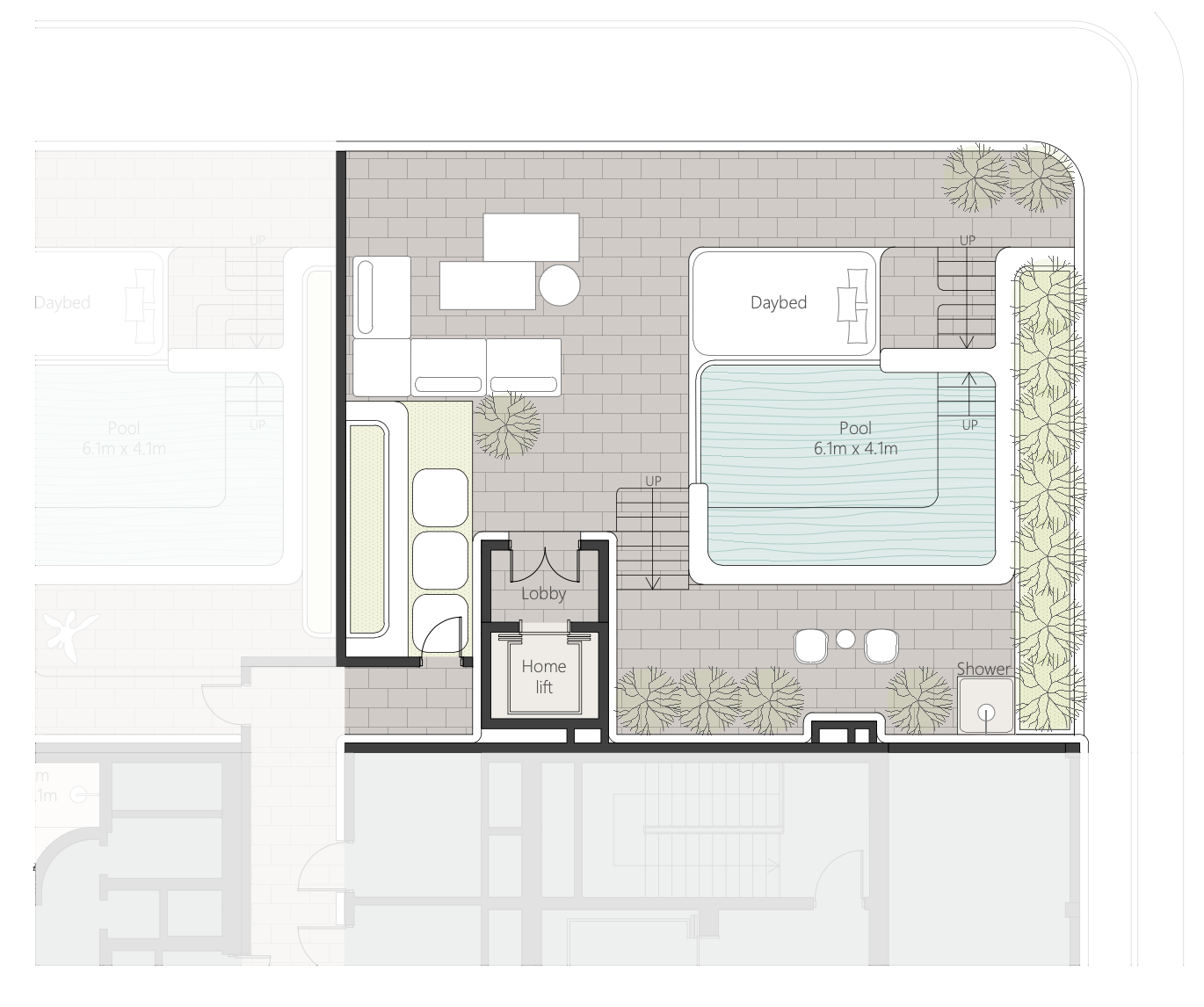 Floor plan — 3 BR