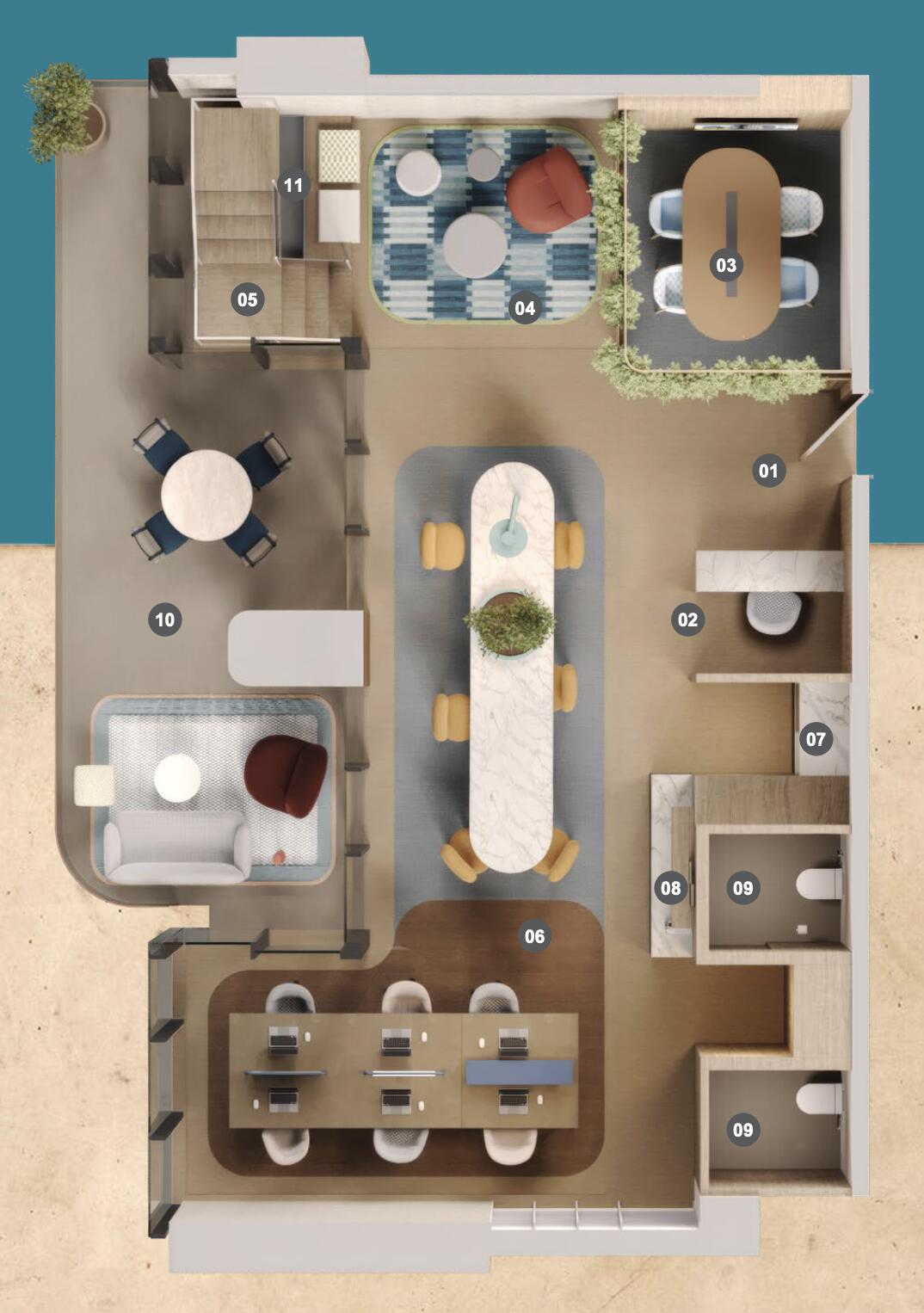 Floor plan — —