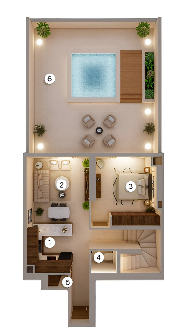 Floor plan — 3 BR