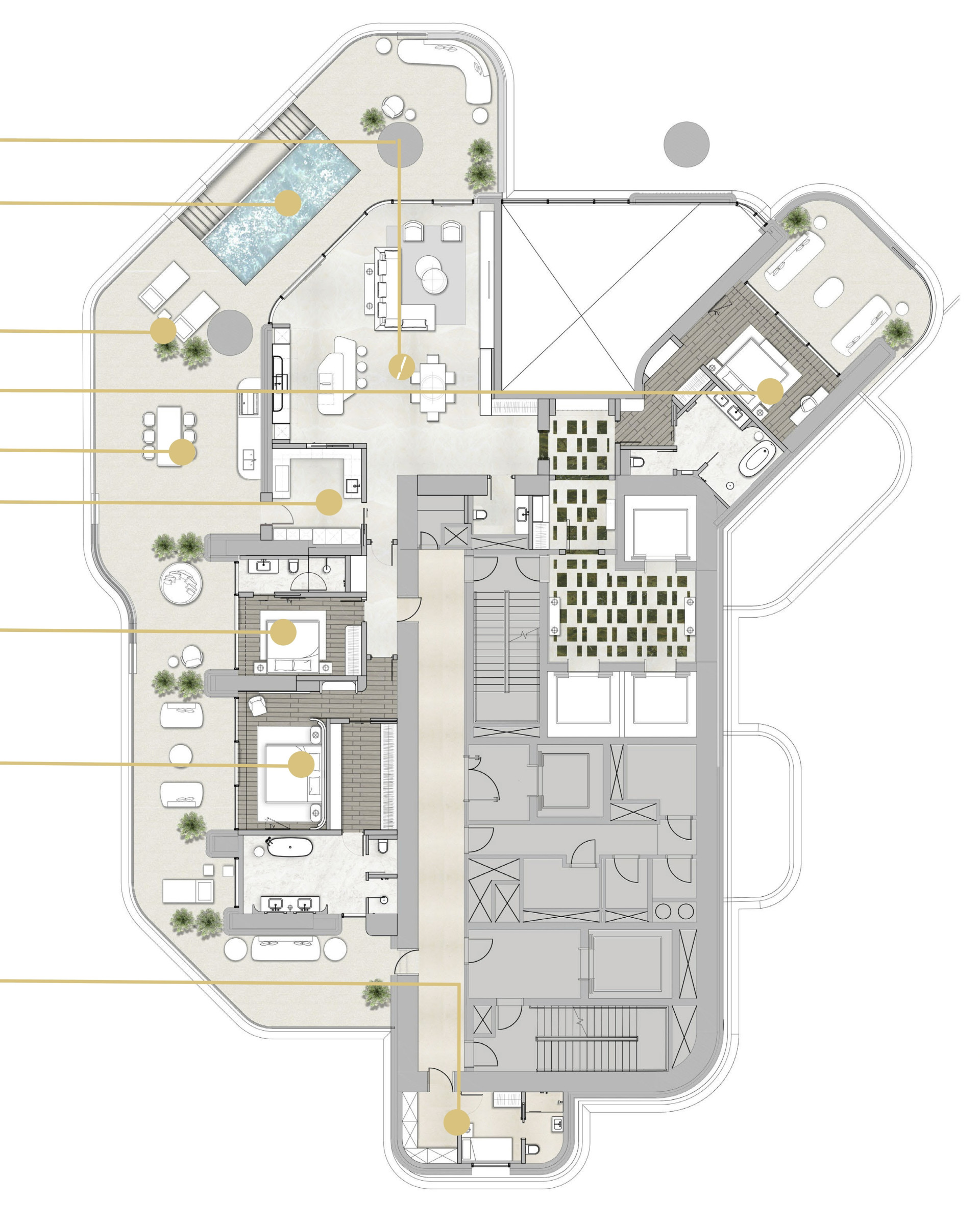 Floor plan — 3 BR