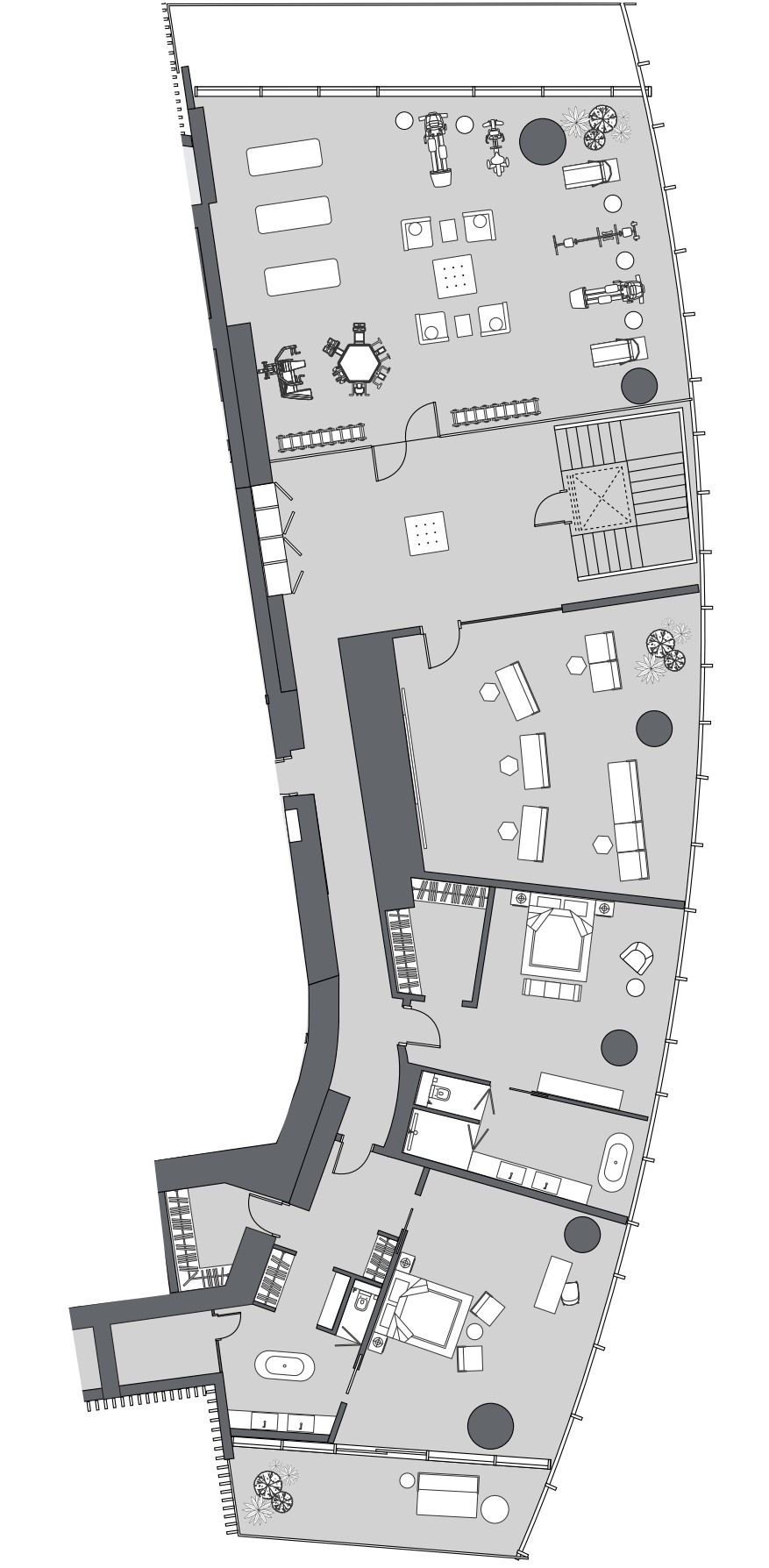 Floor plan — 5 BR