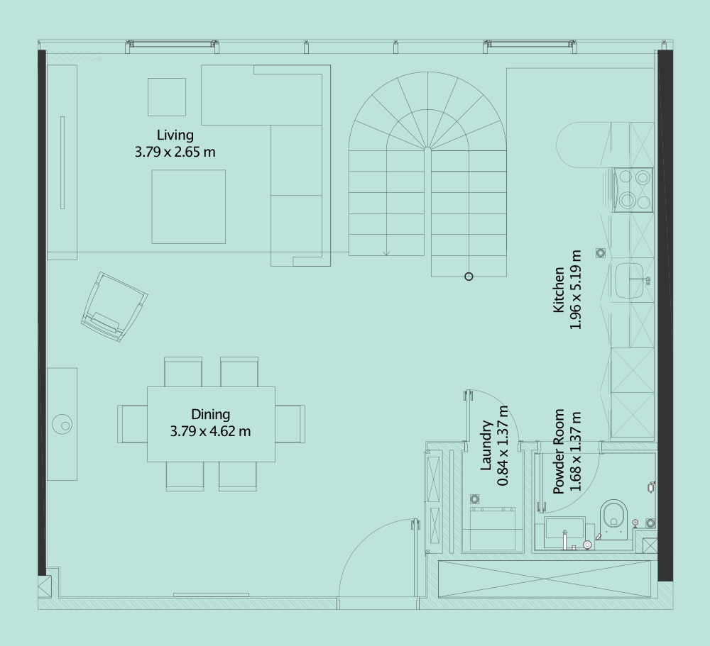 Floor plan — —