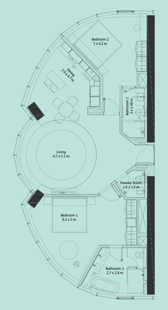 Floor plan — —