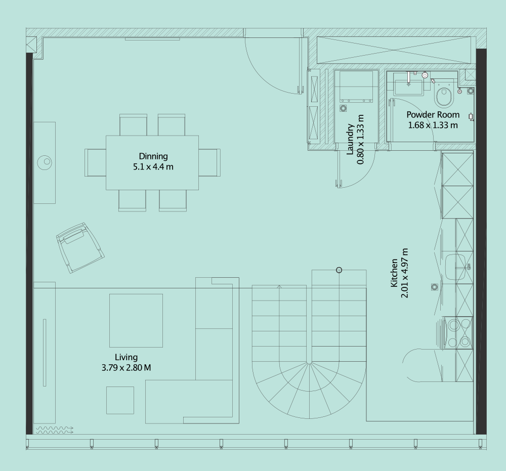 Floor plan — —