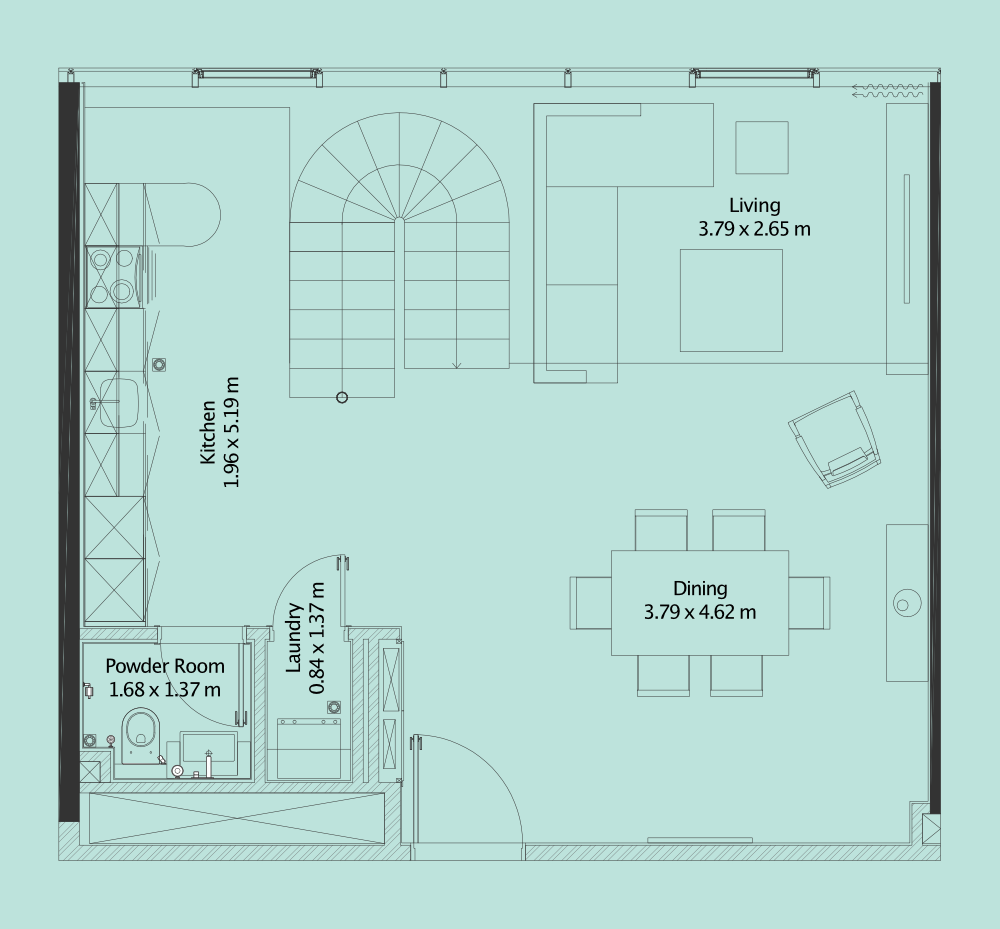 Floor plan — —