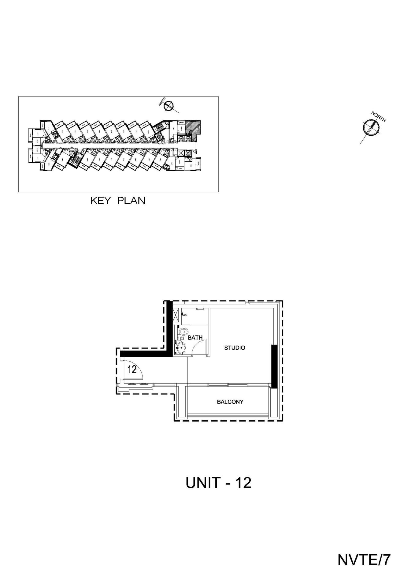 Floor plan — Studio