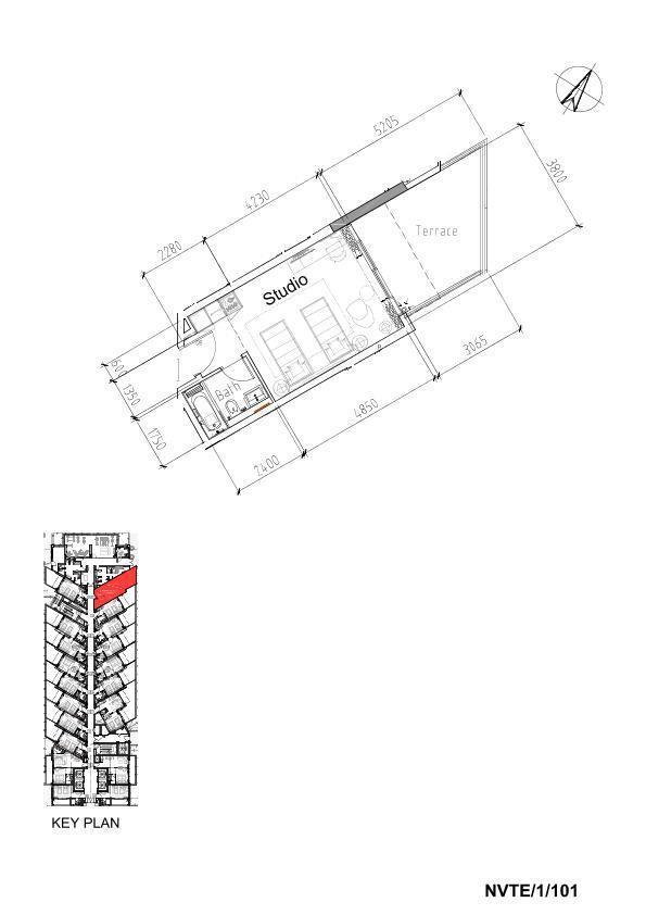 Floor plan — Studio