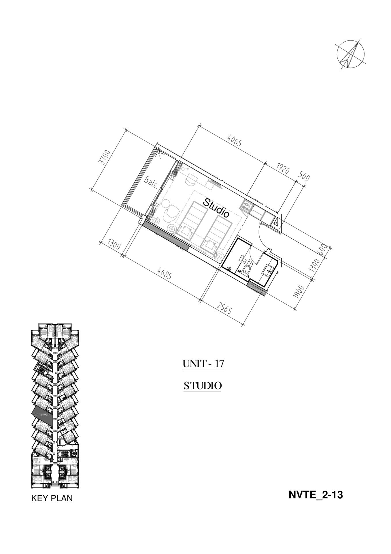 Floor plan — Studio