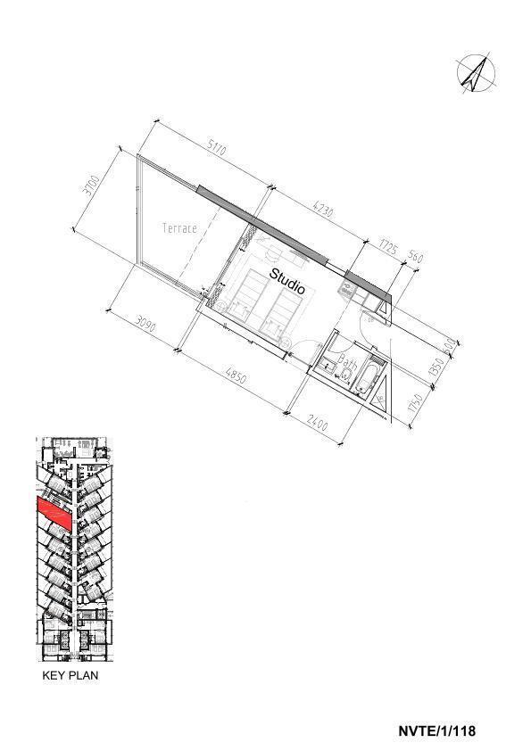 Floor plan — Studio