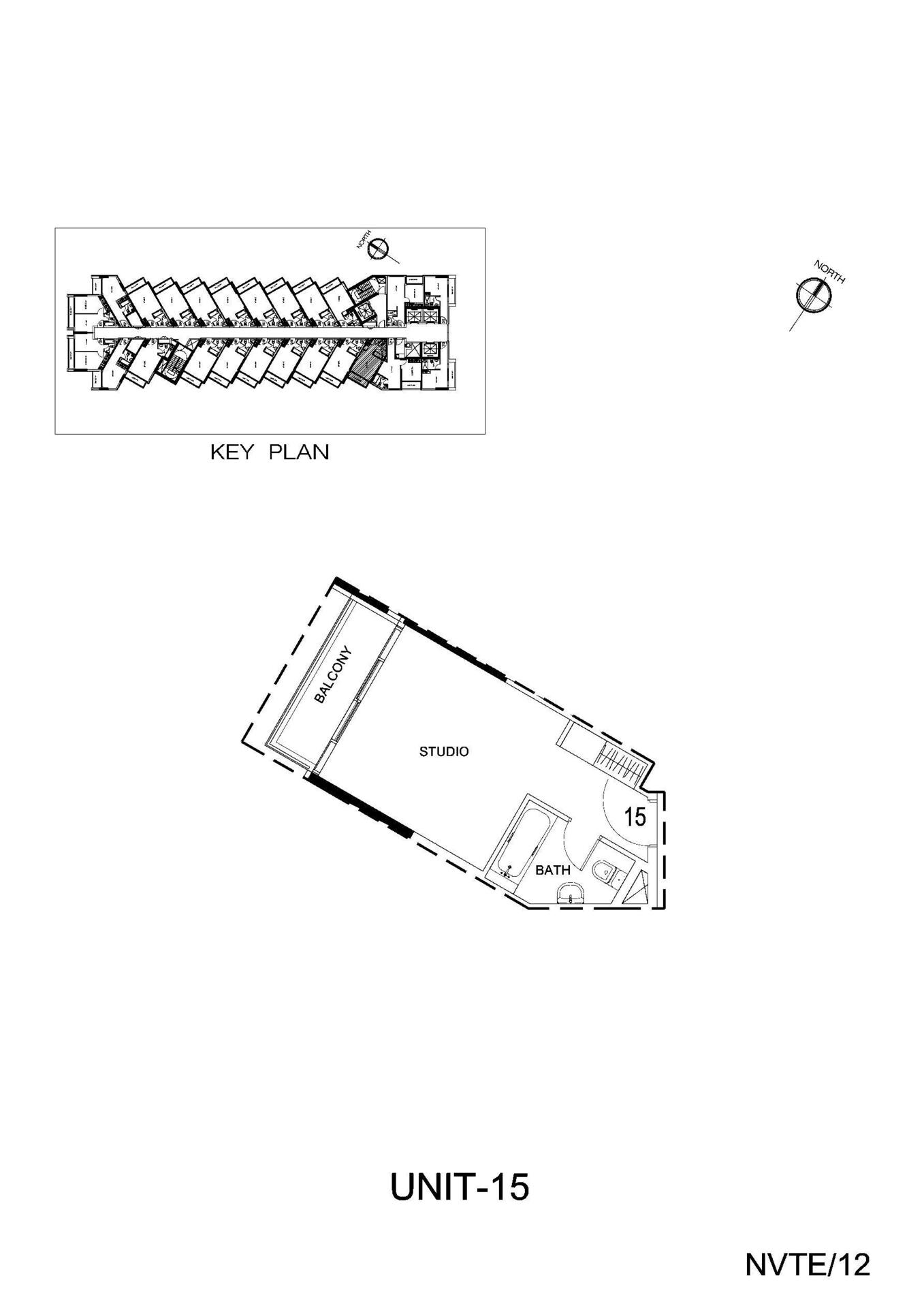Floor plan — Studio