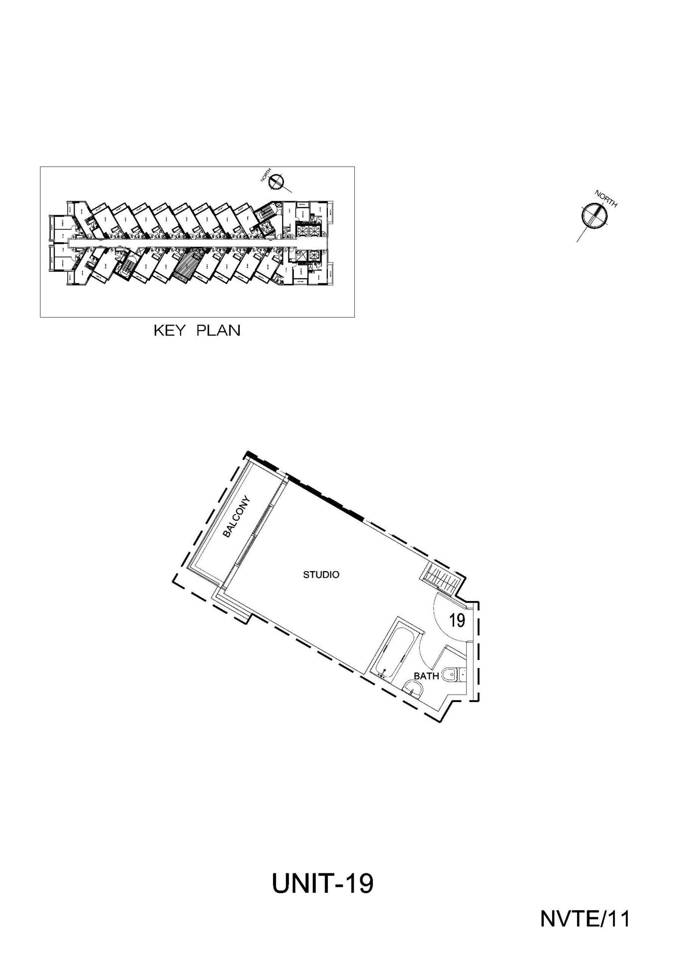 Floor plan — Studio