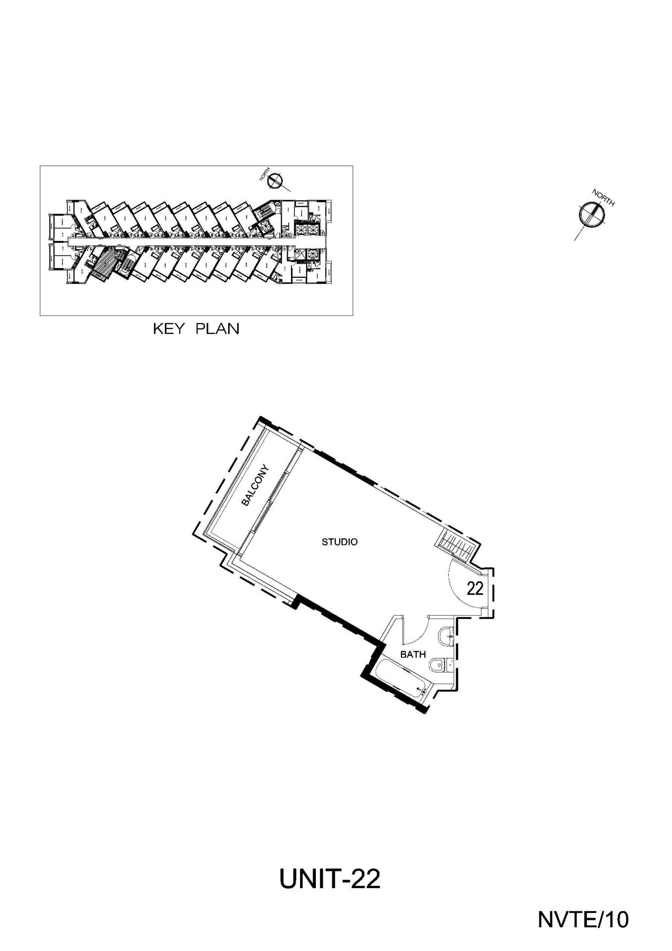 Floor plan — Studio