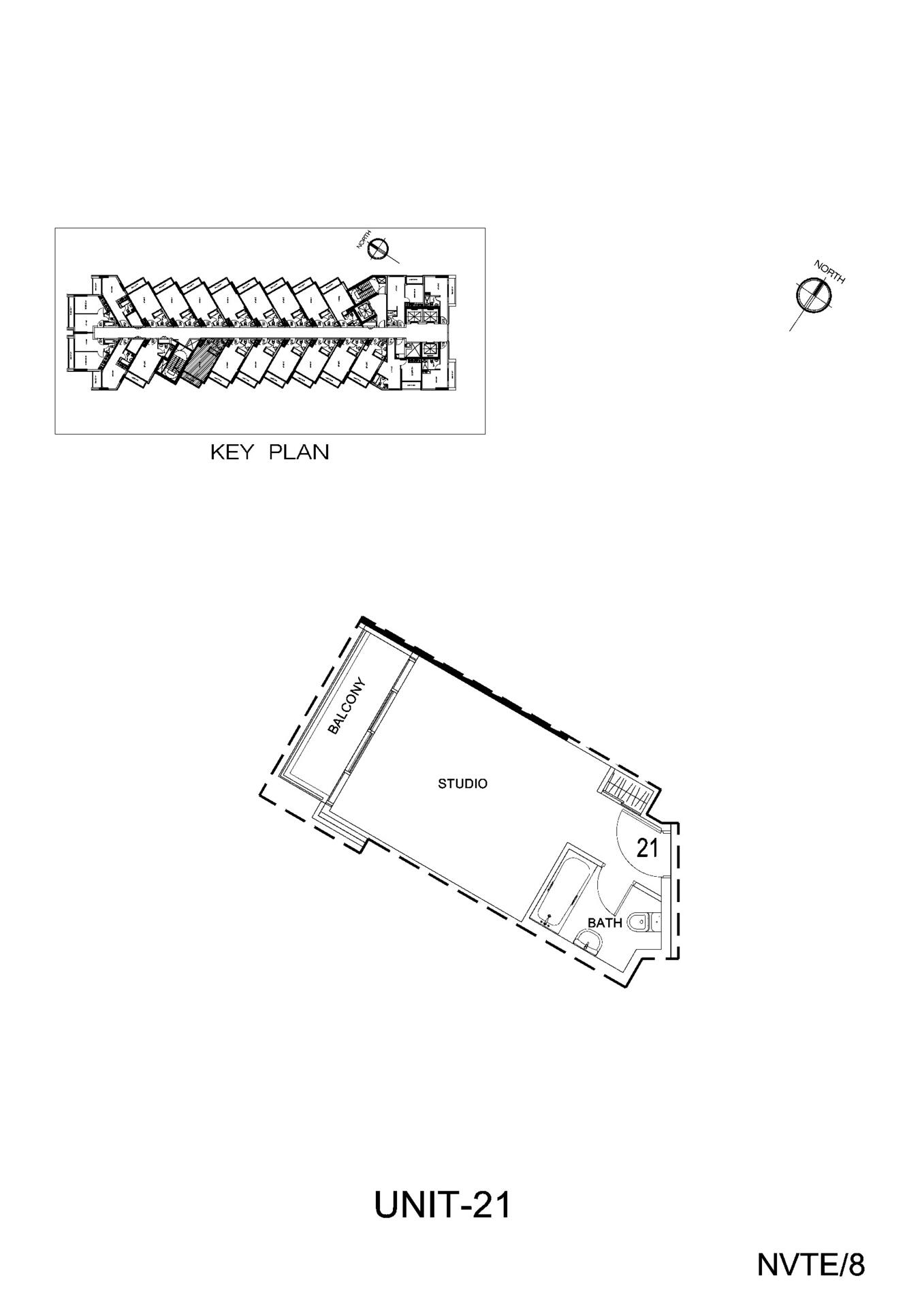 Floor plan — Studio