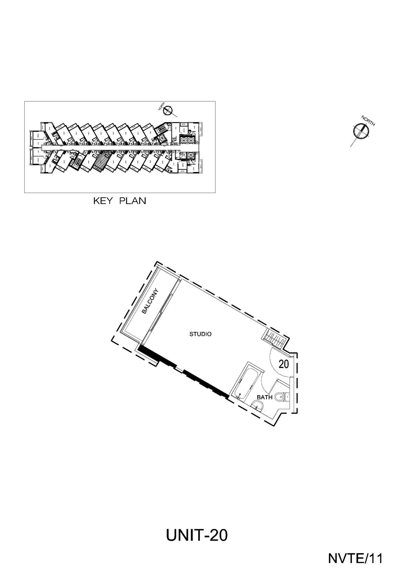 Floor plan — Studio