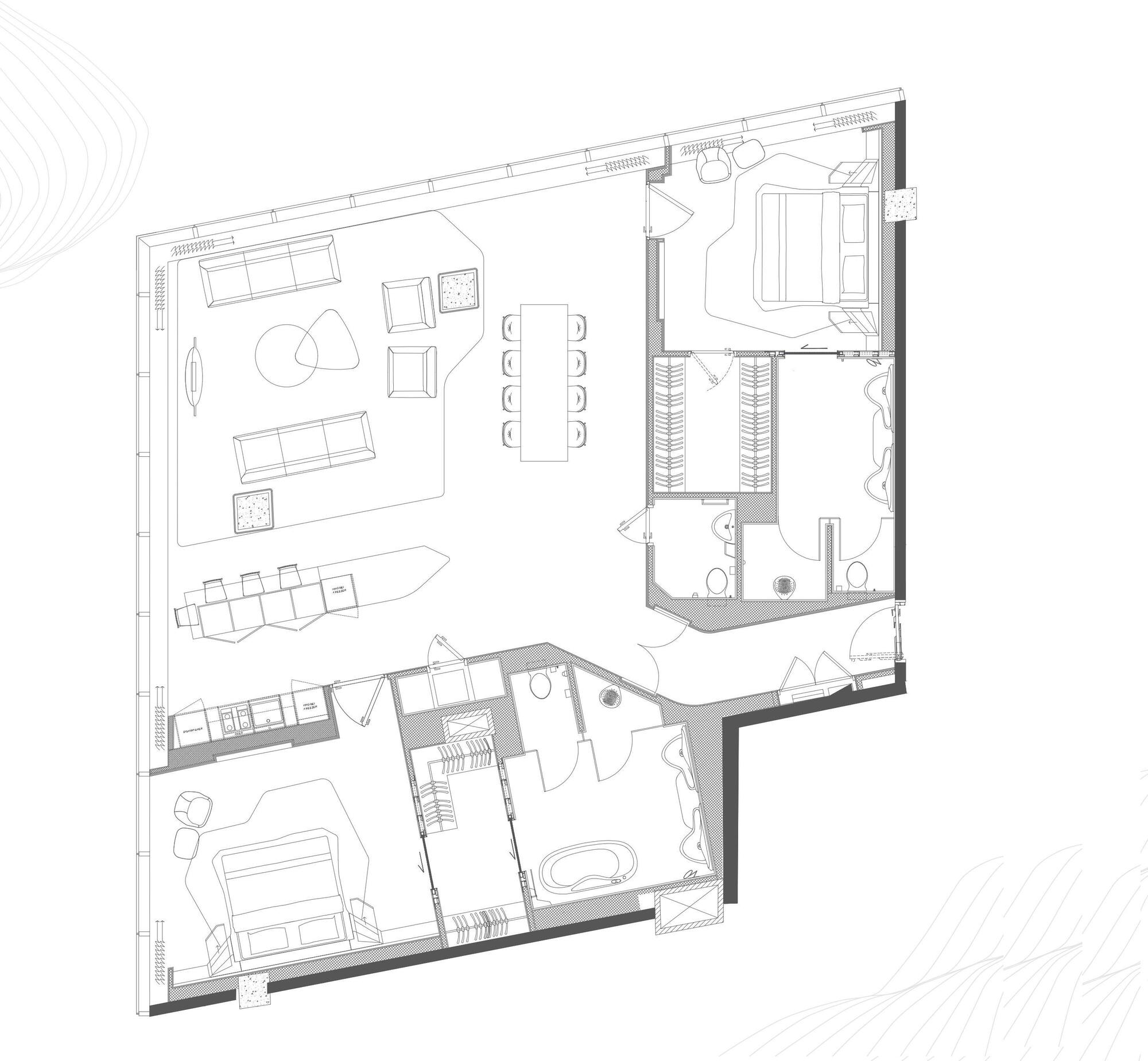 Floor plan — 2 BR