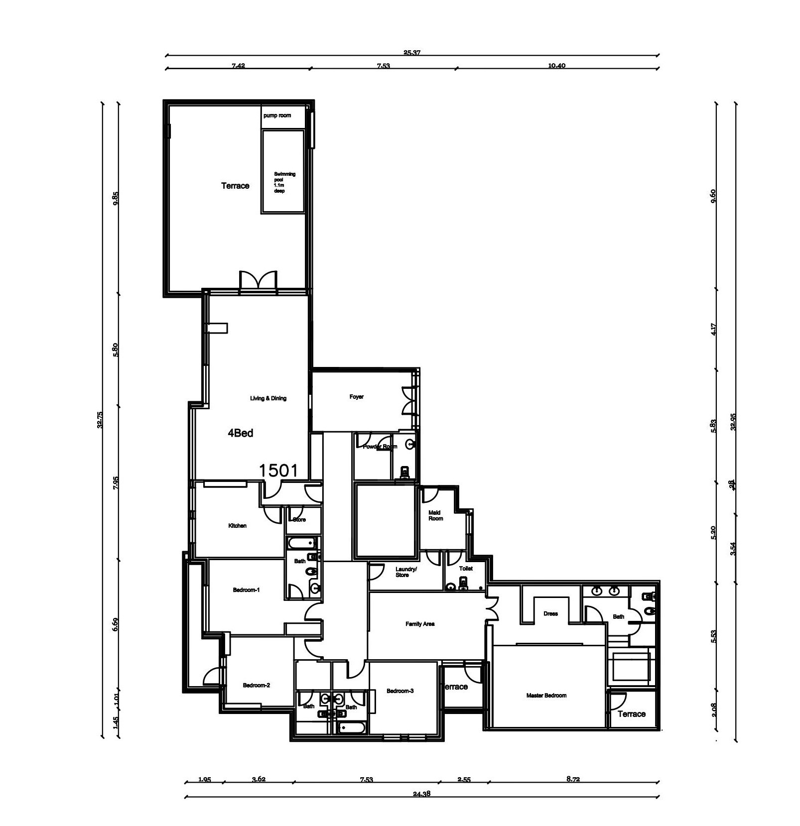 Floor plan — —
