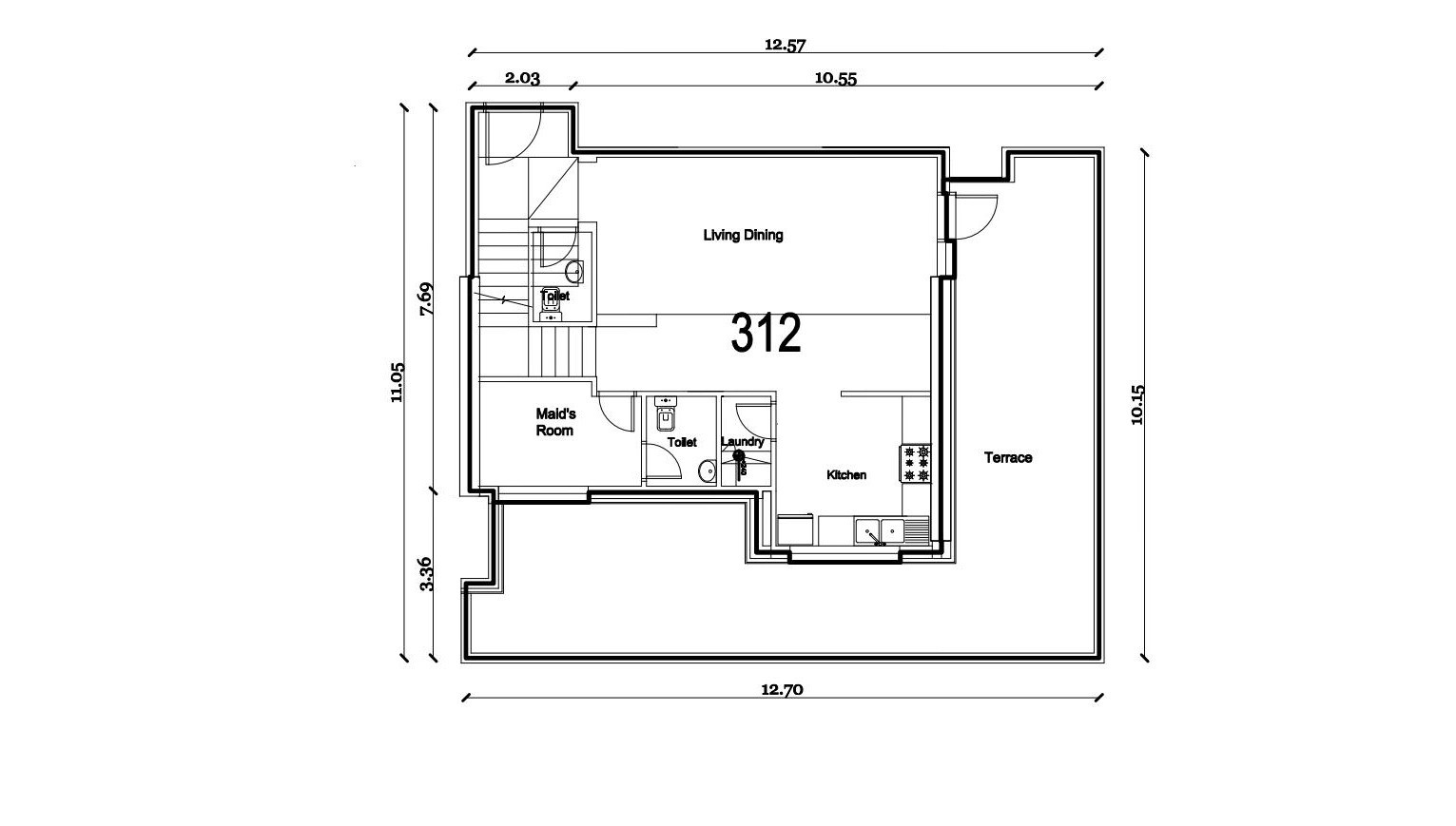 Floor plan — —