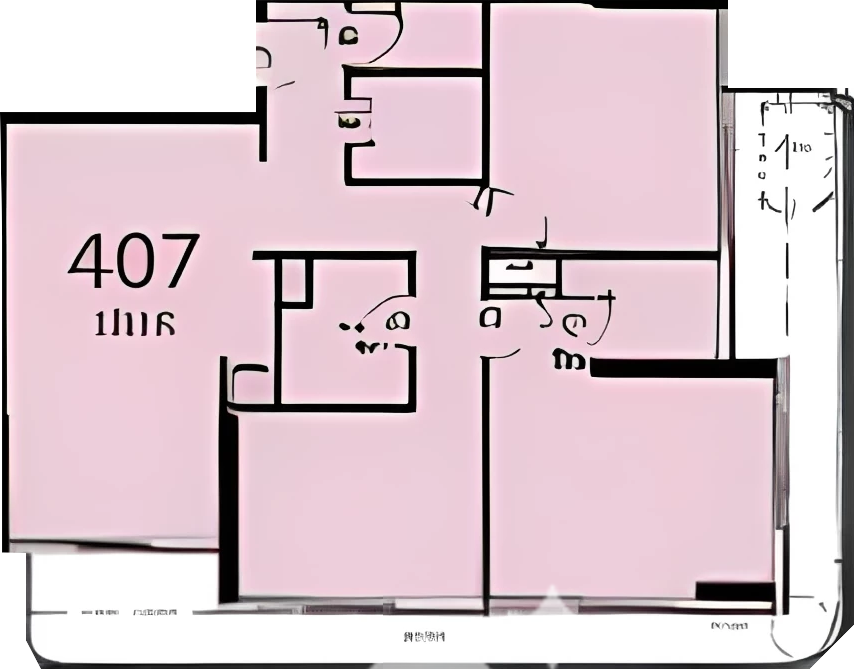 Floor plan — 3 BR