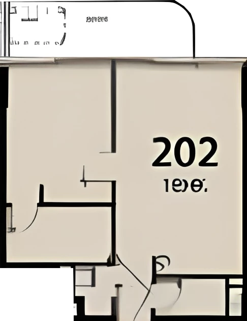 Floor plan — 1 BR
