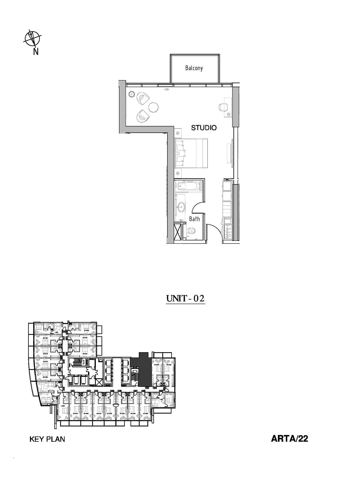 Floor plan — Studio