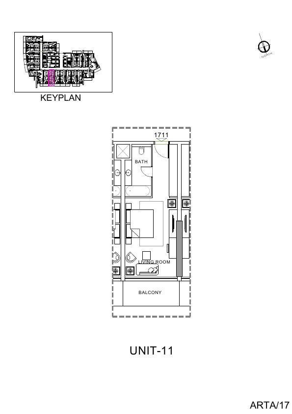 Floor plan — Studio