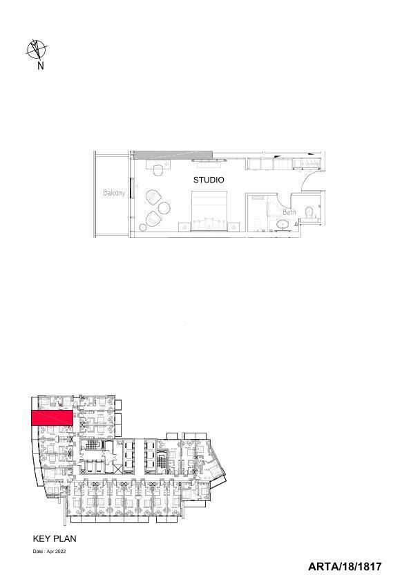 Floor plan — Studio